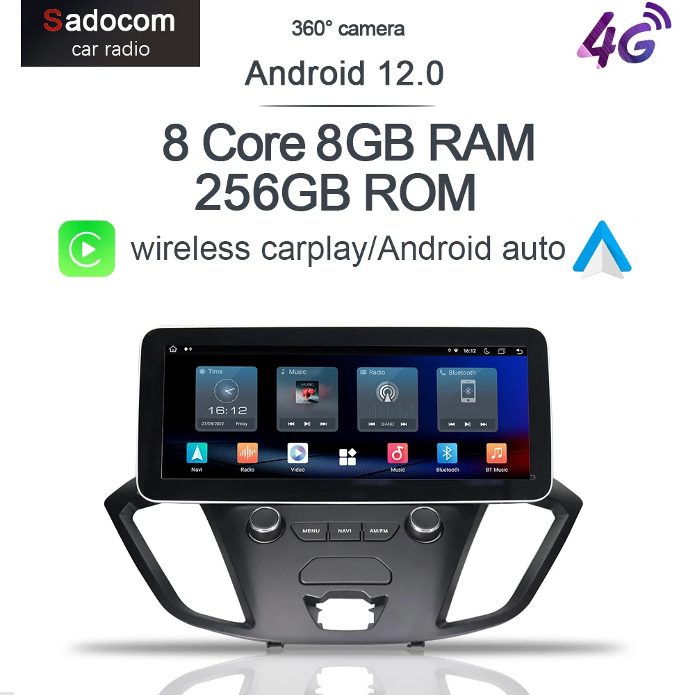 DSP 12,3 "Android 12,0 8 ядер 8 ГБ + 256 ГБ Автомобильный dvd-плеер Стерео GPS радио для Ford Transit Tourneo Custom 2016 2017 2018 2019 2020
DSP 12,3 "Android 12,0 8 ядер 8 ГБ + 256 ГБ Автомобильный dvd-плеер Стерео GPS радио для Ford Transit Tourneo Custom 2016 2017 2018 2019 2020