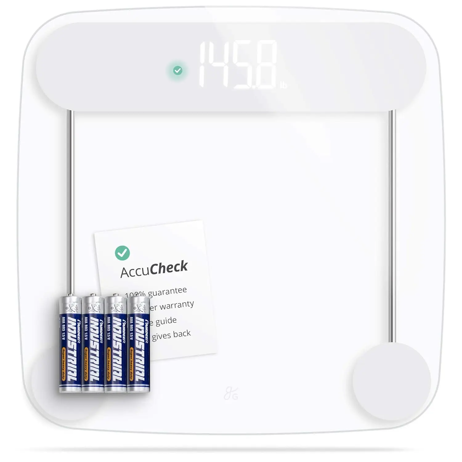 Digital Bathroom Scale with High-Precision Sensors, 400 lb Capacity, Easy-Read Backlit Display, Auto Step-On
Digital Bathroom Scale with High-Precision Sensors, 400 lb Capacity, Easy-Read Backlit Display, Auto Step-On