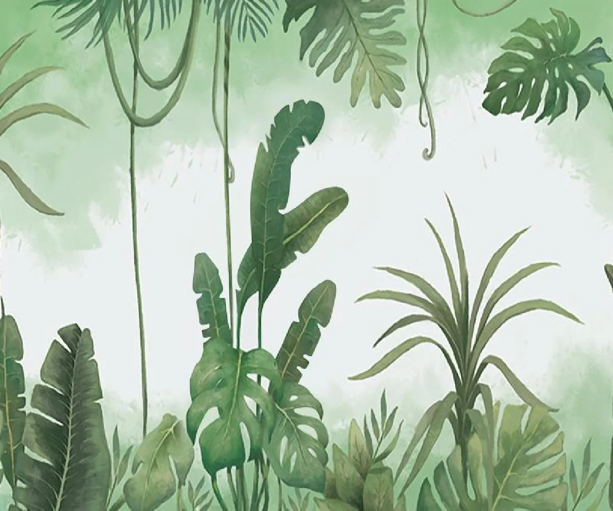 Custom size wallpaper Green plants forest banana leaf TV background wall decoration painting living room bedroom 3d wallpaper
Custom size wallpaper Green plants forest banana leaf TV background wall decoration painting living room bedroom 3d wallpaper
