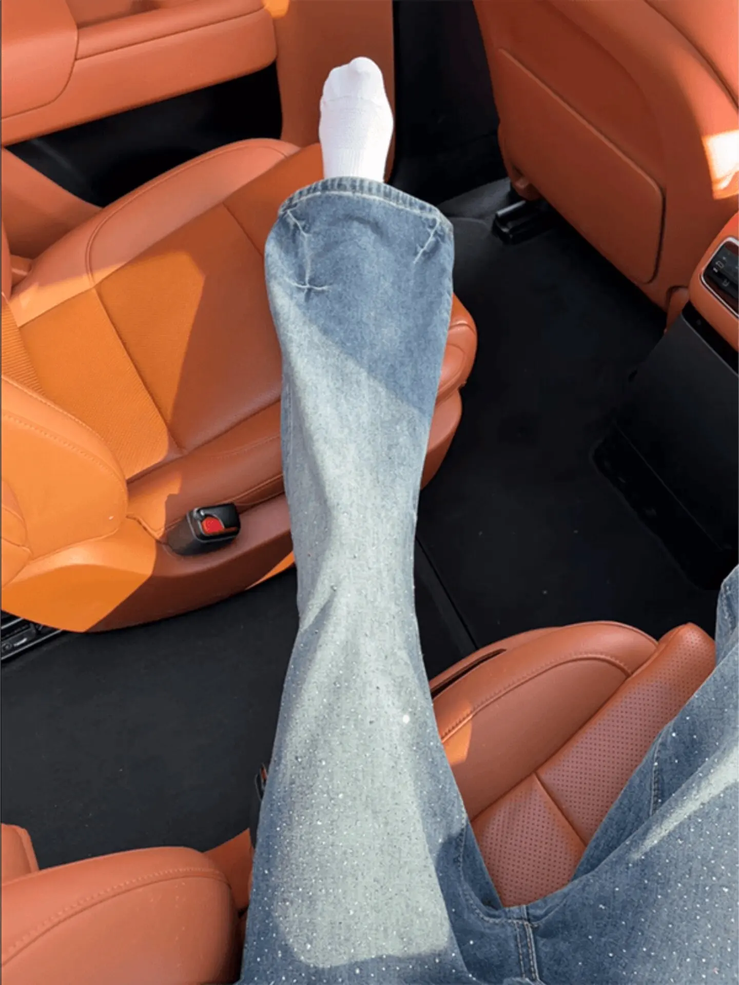 Cleanfit Men's Jeans with Rhinestone Lightning Pattern Straight Leg Slimming Wide Leg Long Trousers mid Waist Zipper Summer
Cleanfit Men's Jeans with Rhinestone Lightning Pattern Straight Leg Slimming Wide Leg Long Trousers mid Waist Zipper Summer
