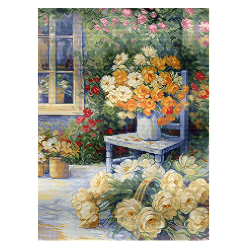 Rose Garden Patterns Counted Cross Stitch 11CT 14CT 18CT DIY Chinese Cross Stitch Kit Embroidery Needlework Sets
Rose Garden Patterns Counted Cross Stitch 11CT 14CT 18CT DIY Chinese Cross Stitch Kit Embroidery Needlework Sets