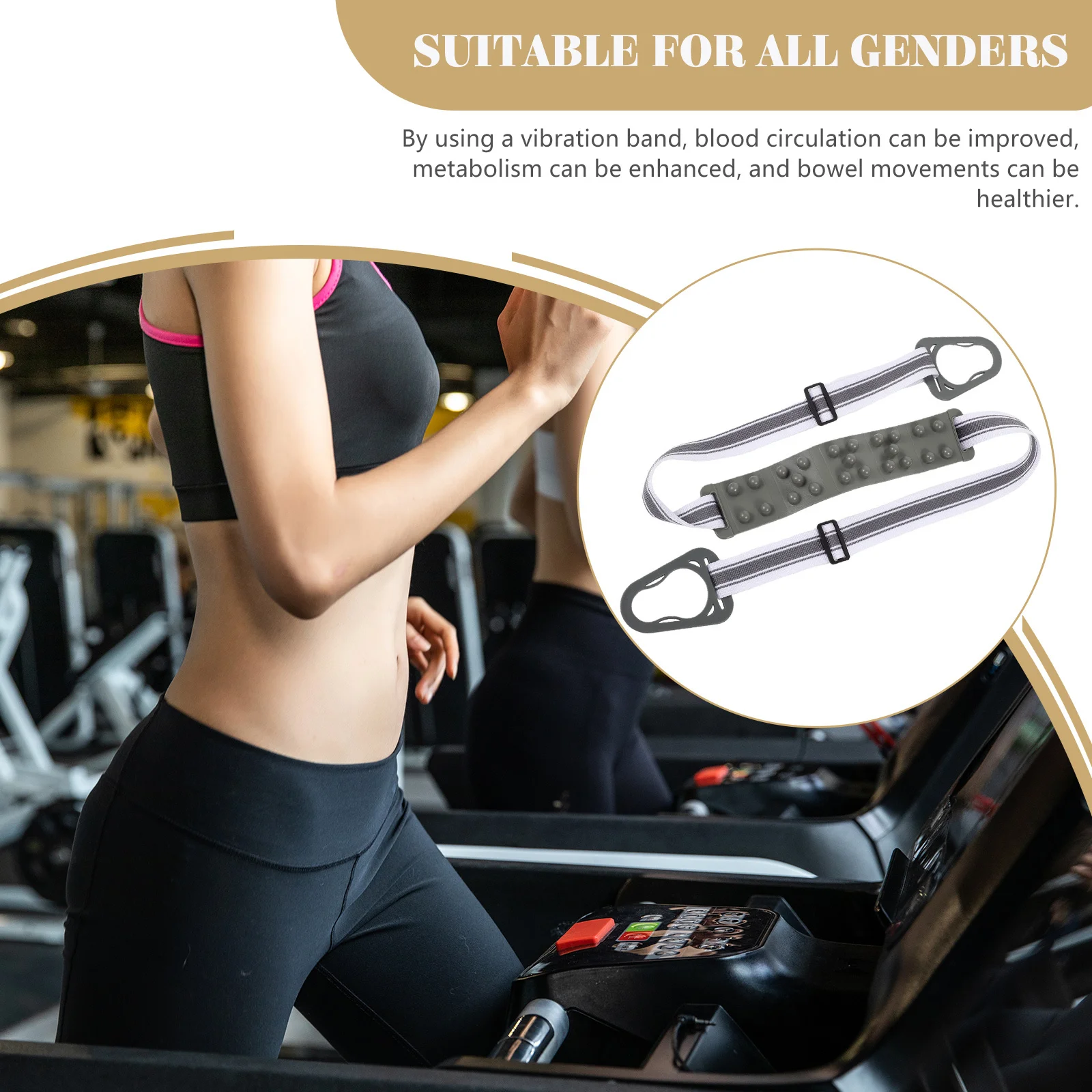 Adjustable Vibration Massage Belt for Treadmill Accessories High Frequency Belt for Abdomen Legs Back
Adjustable Vibration Massage Belt for Treadmill Accessories High Frequency Belt for Abdomen Legs Back
