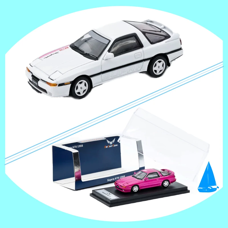Масштабная модель автомобиля DCT 1:64 Supra A70 1988 из сплава, статическая коллекционная модель, украшение, праздничный подарок, игрушка, сувенир
Масштабная модель автомобиля DCT 1:64 Supra A70 1988 из сплава, статическая коллекционная модель, украшение, праздничный подарок, игрушка, сувенир
