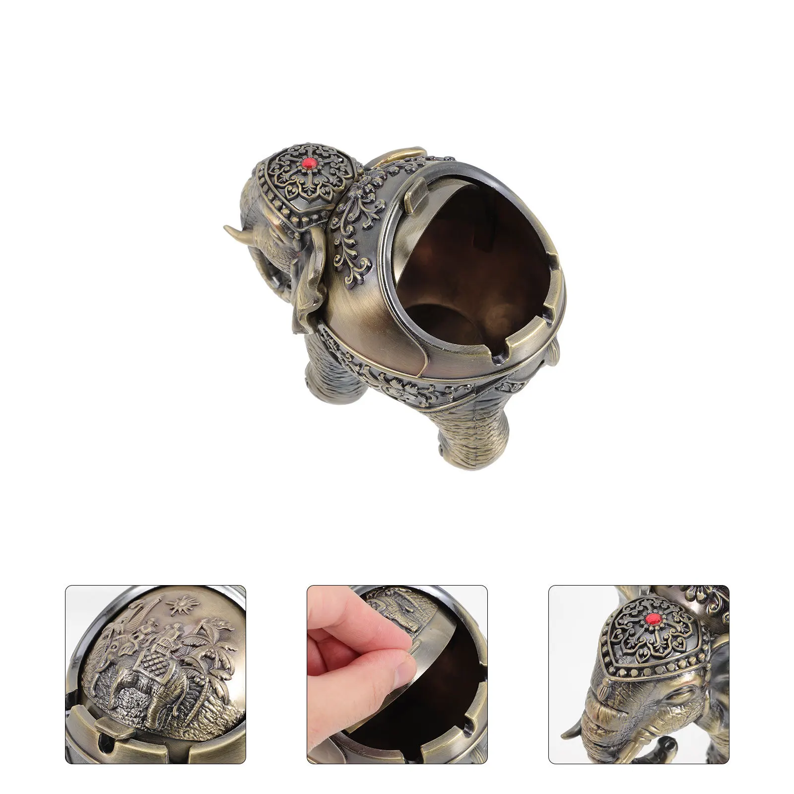 Cute Elephant Ashtray Large Metal Desktop Office Ashtray Funny Retro Big For Cigarettes Outdoor Home Decoration Gift Ashtrays
Cute Elephant Ashtray Large Metal Desktop Office Ashtray Funny Retro Big For Cigarettes Outdoor Home Decoration Gift Ashtrays