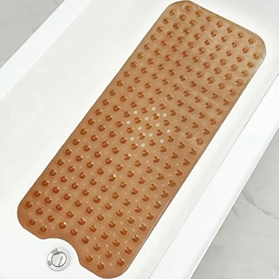 Bathtub and Shower Mats, Extra Long Non-Slip Bath Tub Mat 39 x 16 Inch, Machine Washable Bathmat with Suction Cups and Drain Ho
Bathtub and Shower Mats, Extra Long Non-Slip Bath Tub Mat 39 x 16 Inch, Machine Washable Bathmat with Suction Cups and Drain Ho