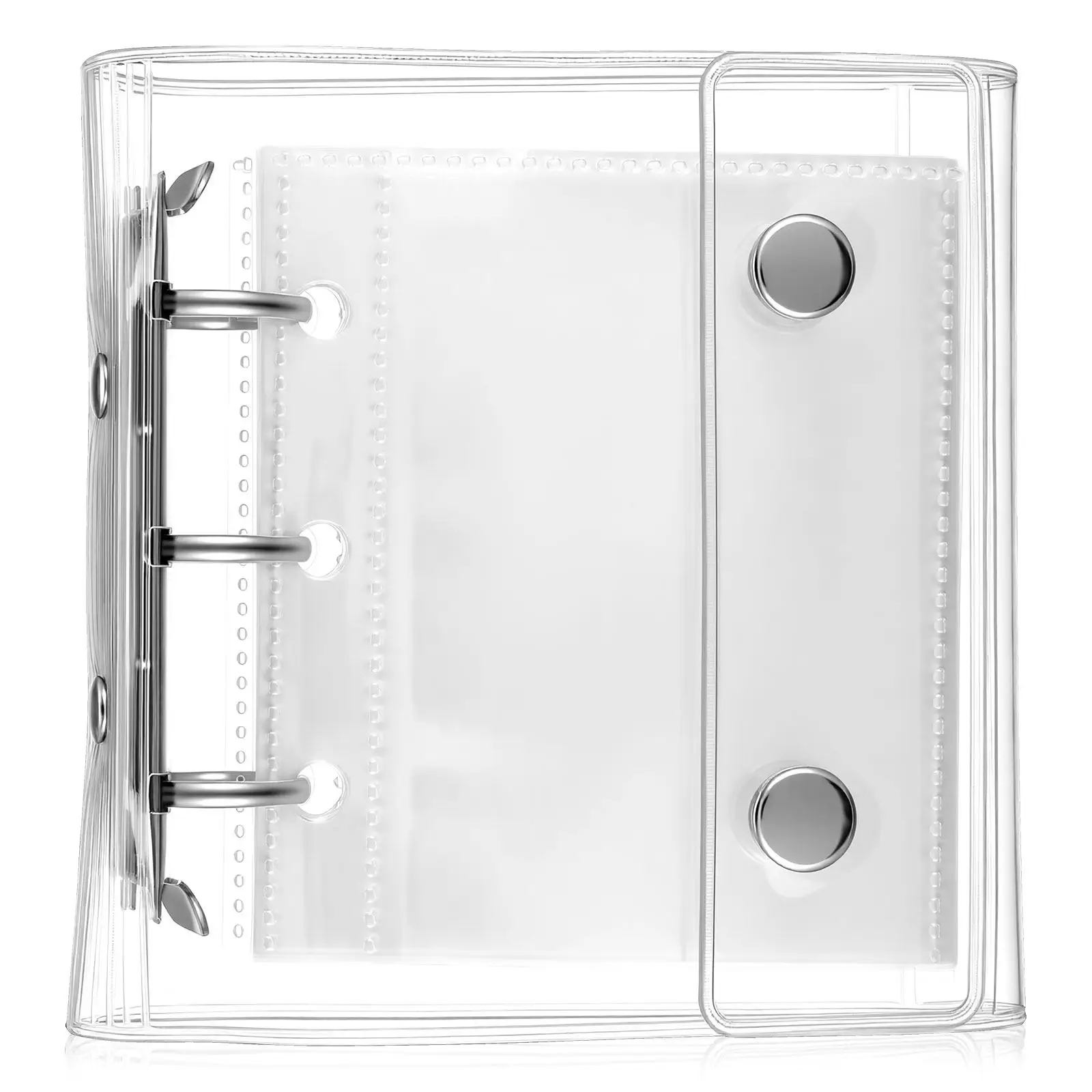 Набор из 1 мини-папок A8 на 3 кольцах: прозрачная мягкая обложка для блокнота с кнопкой-защелкой для организации бюджета и путешествий
Набор из 1 мини-папок A8 на 3 кольцах: прозрачная мягкая обложка для блокнота с кнопкой-защелкой для организации бюджета и путешествий