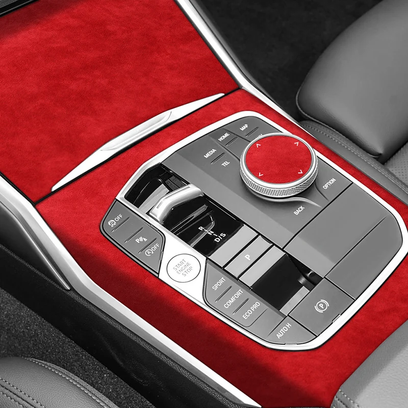 Made of Aicantara For BMW 3 Ser (2019-2025) Car Center Console Panel and Knob CoverTrim Sticker Interior Tuning Accessories
Made of Aicantara For BMW 3 Ser (2019-2025) Car Center Console Panel and Knob CoverTrim Sticker Interior Tuning Accessories
