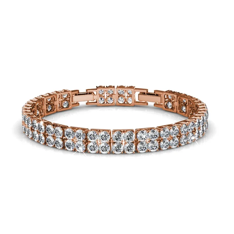 Двухслойные теннисные браслеты Daisini, украшенные кристаллами премиум-класса из Сваровски для женщин, прозрачные браслеты круглой огранки
Двухслойные теннисные браслеты Daisini, украшенные кристаллами премиум-класса из Сваровски для женщин, прозрачные браслеты круглой огранки