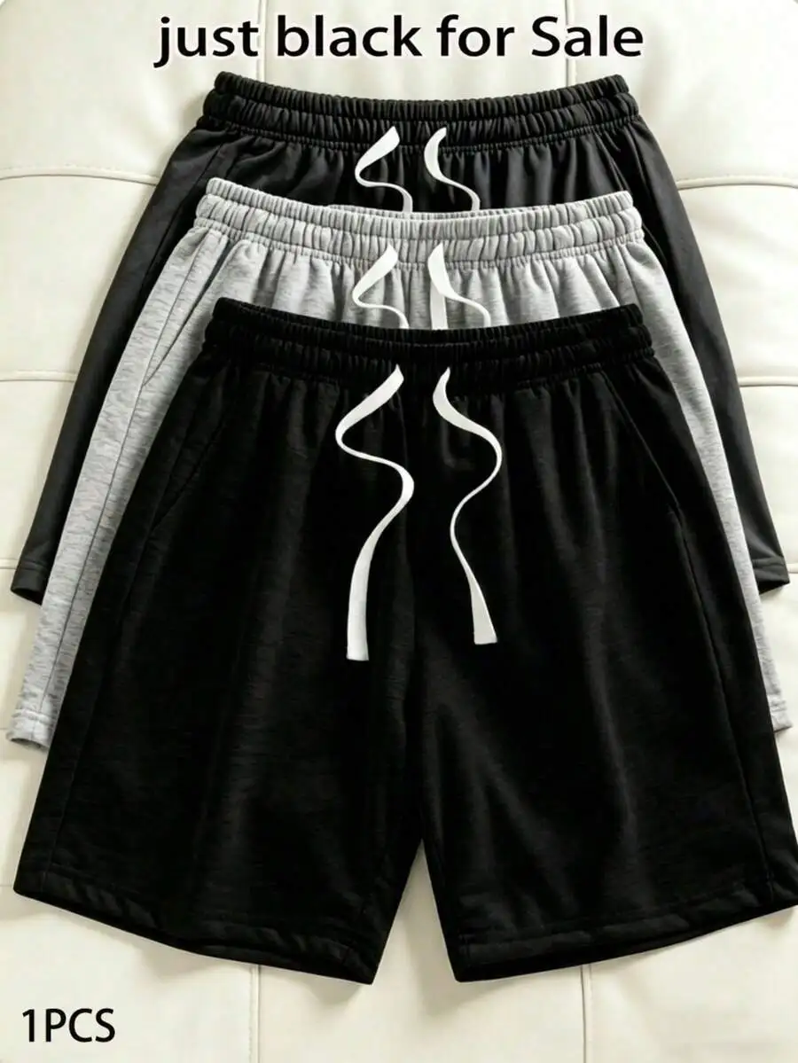 Mens Breathable Knit Athletic Shorts Loose Fit Solid Color With White Drawstring Waistband For Gym Running Casual Wear
Mens Breathable Knit Athletic Shorts Loose Fit Solid Color With White Drawstring Waistband For Gym Running Casual Wear