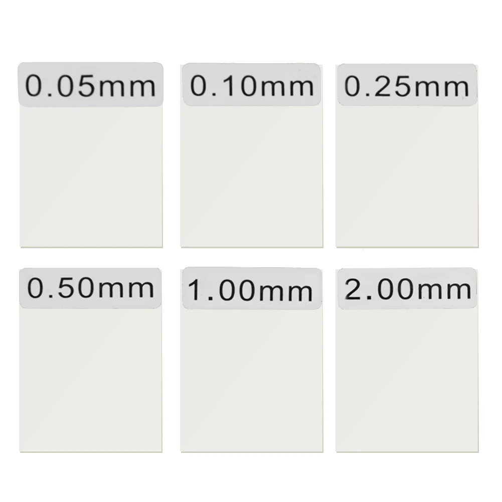 6pcs Coating Calibration Plates Sets Practical Tools Coating Thickness Gauge Standard Foil Set for Coating Thickness Gauge GM200
6pcs Coating Calibration Plates Sets Practical Tools Coating Thickness Gauge Standard Foil Set for Coating Thickness Gauge GM200