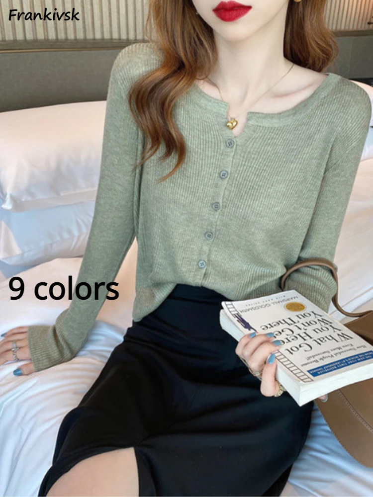Cardigan Women Elegant O-neck Slim Solid All-match Colorful Simple Comfortable Trendy Leisure Office Lady Long Sleeve Sweaters
Cardigan Women Elegant O-neck Slim Solid All-match Colorful Simple Comfortable Trendy Leisure Office Lady Long Sleeve Sweaters