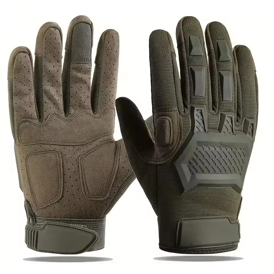 Men's Outdoor Full Finger Gloves Touchscreen and Breathable Holes Palm Design Hiking Climbing Gloves Men Camping Hunting Gloves
Men's Outdoor Full Finger Gloves Touchscreen and Breathable Holes Palm Design Hiking Climbing Gloves Men Camping Hunting Gloves
