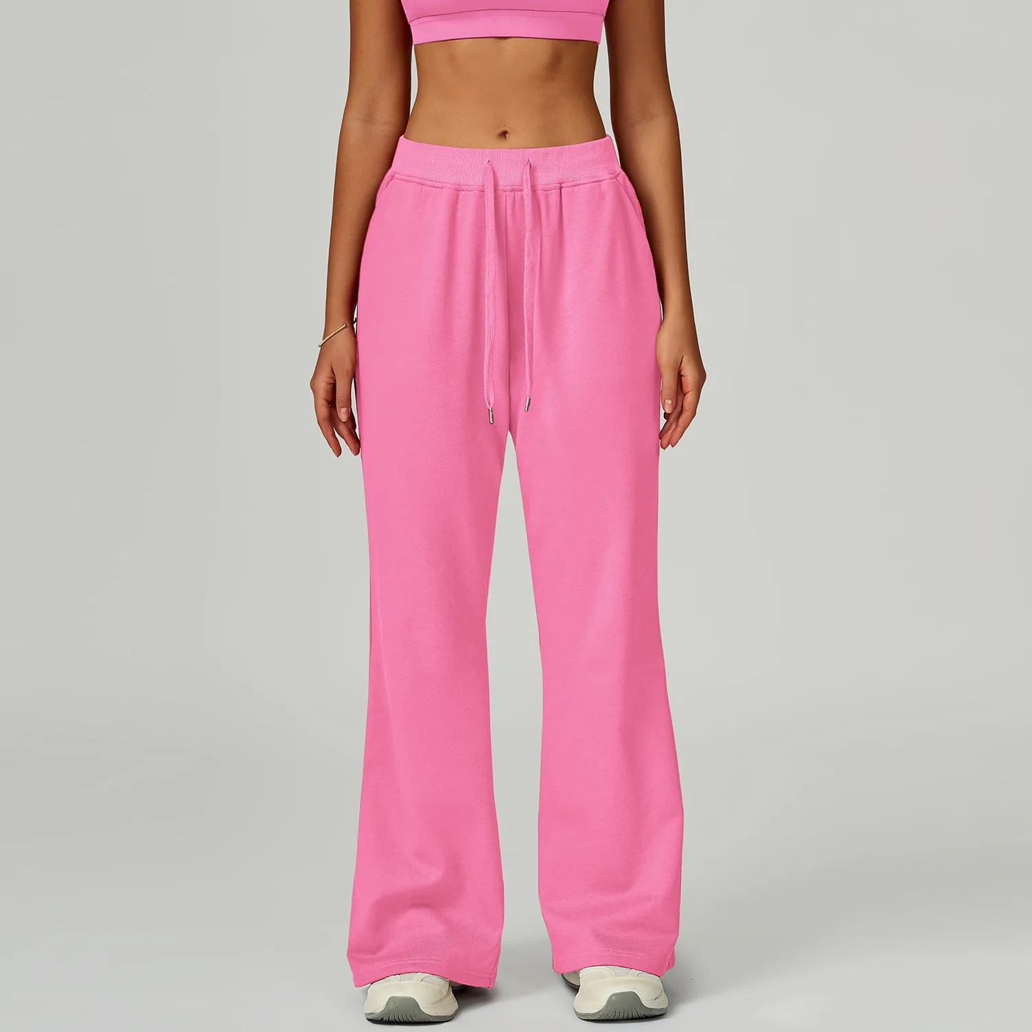 Брюки для йоги с высокой талией и карманами на шнурке, свободные спортивные штаны для бега для спортзала, повседневные универсальные брюки для тренировок, фитнеса, широкие брюки для йоги
Брюки для йоги с высокой талией и карманами на шнурке, свободные спортивные штаны для бега для спортзала, повседневные универсальные брюки для тренировок, фитнеса, широкие брюки для йоги