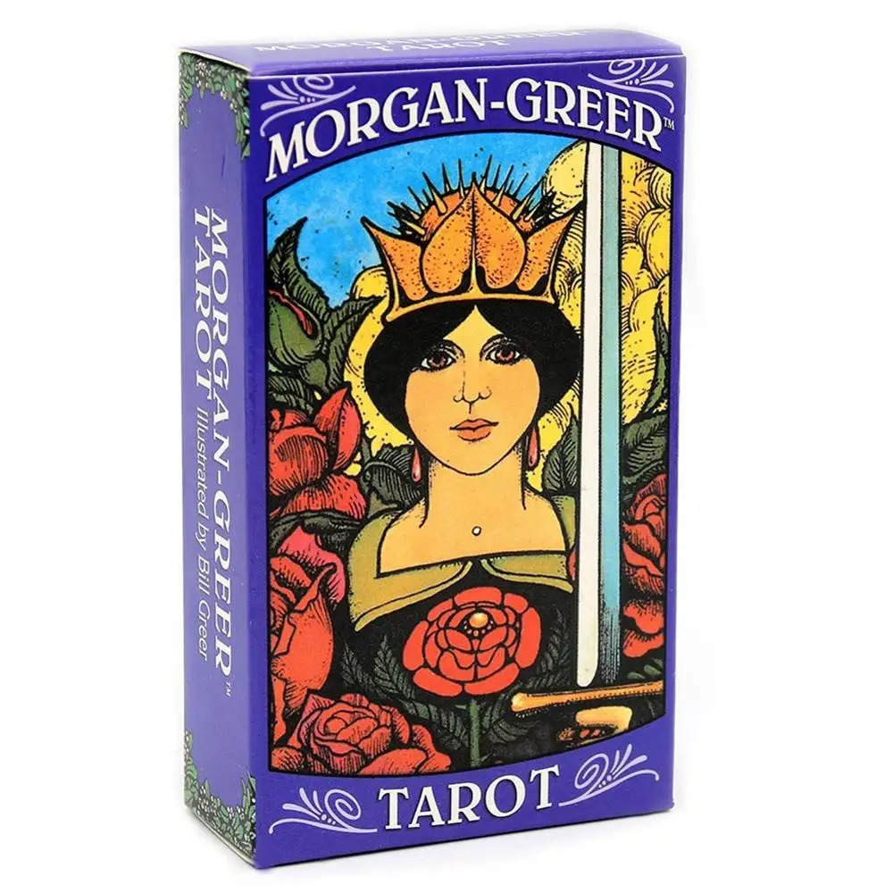 Morgan Greer Tarot Deck with Guidebook for Beginners 78 Pcs Cards In Standard Size 12*7cm
Morgan Greer Tarot Deck with Guidebook for Beginners 78 Pcs Cards In Standard Size 12*7cm
