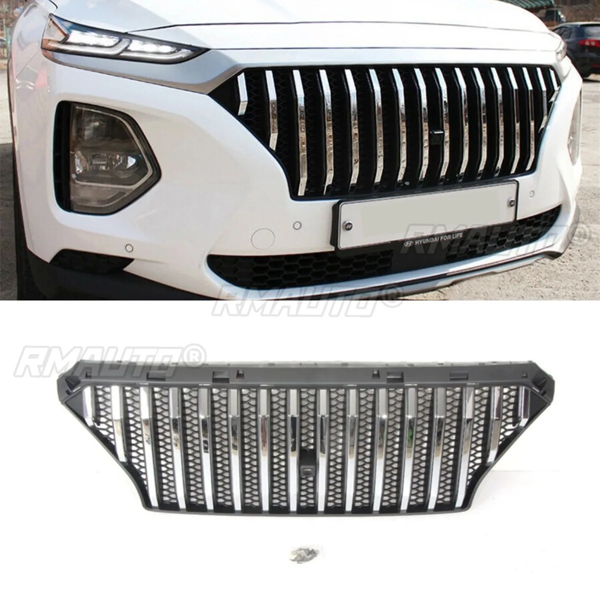 Car Front Bumper Grill Racing Grills Car Grille for Hyundai Santafe 2019-2020 Body Kit Car Accessories
Car Front Bumper Grill Racing Grills Car Grille for Hyundai Santafe 2019-2020 Body Kit Car Accessories