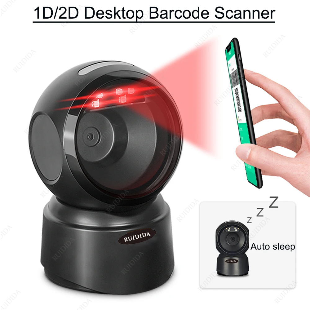 Desktop Barcode Scanner USB 1D 2D Omnidirectional Hands-Free Wired Platform Automatic Scanning Bar code Reader 2d Barras
Desktop Barcode Scanner USB 1D 2D Omnidirectional Hands-Free Wired Platform Automatic Scanning Bar code Reader 2d Barras