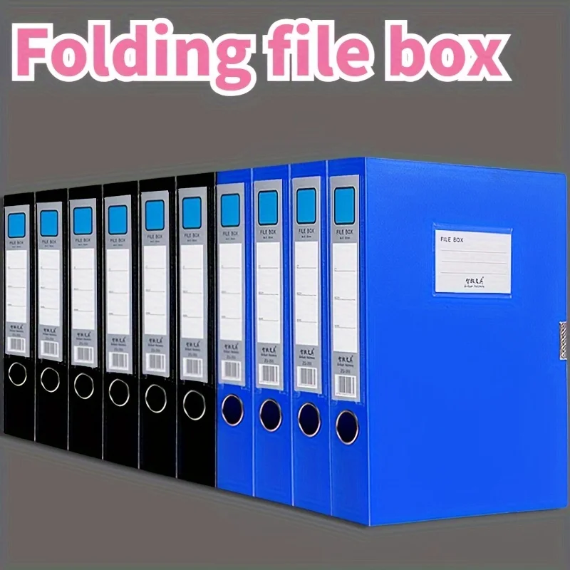 A4 Thickened Document Case Large Capacity File Folder Information Box Accounting Voucher Storage Box Office Contract Holder
A4 Thickened Document Case Large Capacity File Folder Information Box Accounting Voucher Storage Box Office Contract Holder