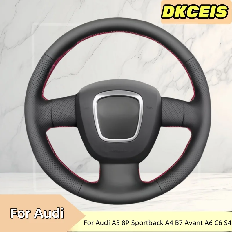 Car Steering Wheel Cover Faux Leather For Audi A3 8P Sportback A4 B7 Avant A6 C6 S4 Seat Steering Cross Wheel Braiding Cover
Car Steering Wheel Cover Faux Leather For Audi A3 8P Sportback A4 B7 Avant A6 C6 S4 Seat Steering Cross Wheel Braiding Cover