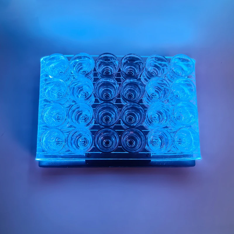 Acrylic Illuminated Cup Holder for KTV Bars Nightclubs Bullet Shaped Shot Glass Rack Liquor Rack Factory Direct Wholesale from S
Acrylic Illuminated Cup Holder for KTV Bars Nightclubs Bullet Shaped Shot Glass Rack Liquor Rack Factory Direct Wholesale from S