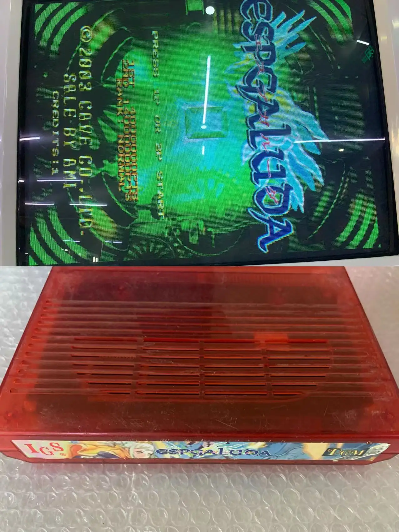 Игровая карта Arcade IGS PGM1, материнская плата PGM, Классическая винтажная Jamma, DaiOuJou, Espgaluda, KizunJigokuTachi
Игровая карта Arcade IGS PGM1, материнская плата PGM, Классическая винтажная Jamma, DaiOuJou, Espgaluda, KizunJigokuTachi
