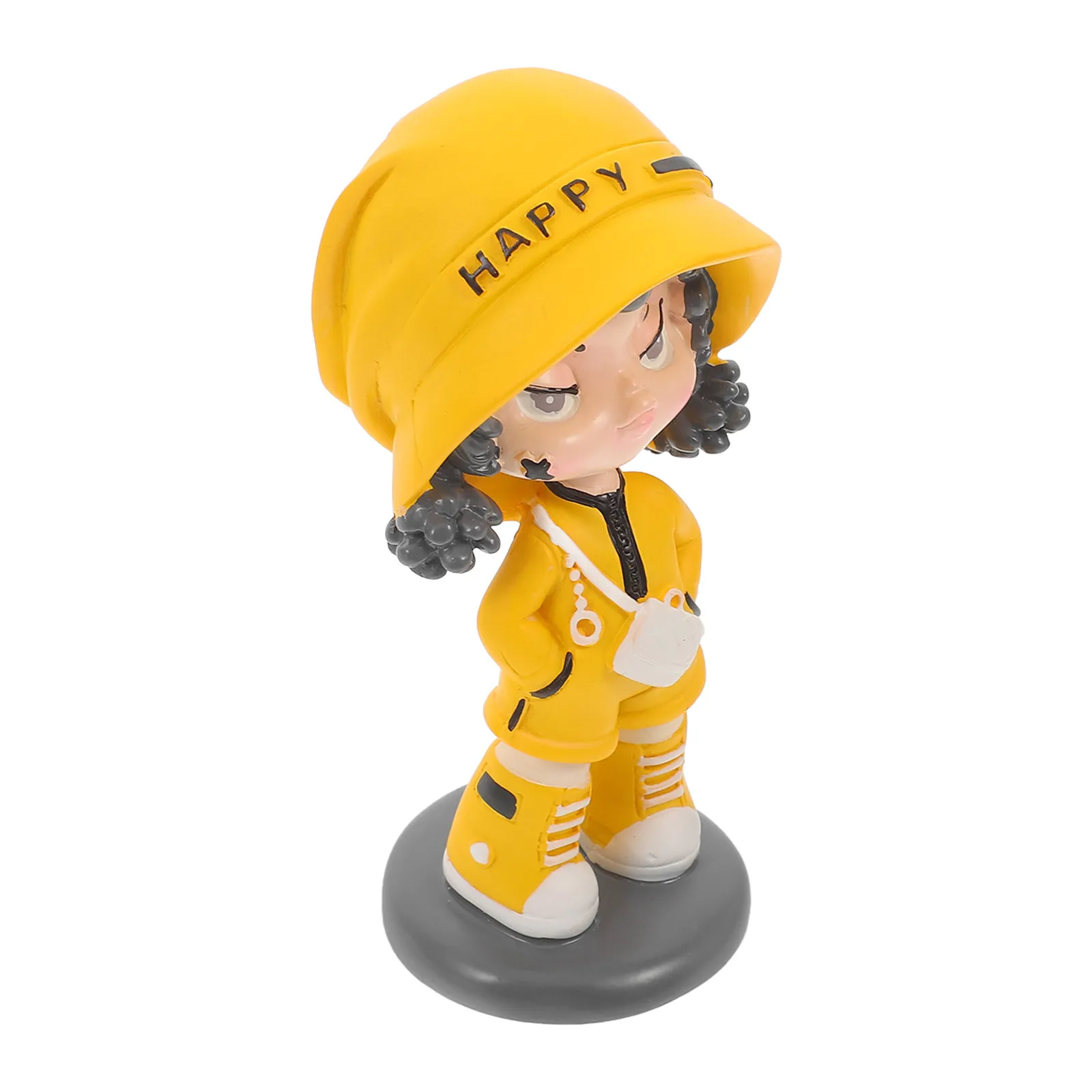 Yellow Cartoon Girl Statue Resin Metal Decor for Car Dashboard Interior Home Office Yard Table Window Living Room Gift Happy
Yellow Cartoon Girl Statue Resin Metal Decor for Car Dashboard Interior Home Office Yard Table Window Living Room Gift Happy
