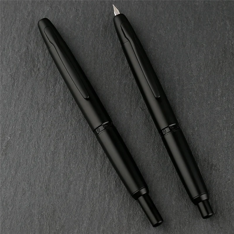 J1UL1N Press Retractable Fountain Pen Extra Fine Nib Metal Matte Ink Pen Practice Writing Fountain Pen
J1UL1N Press Retractable Fountain Pen Extra Fine Nib Metal Matte Ink Pen Practice Writing Fountain Pen