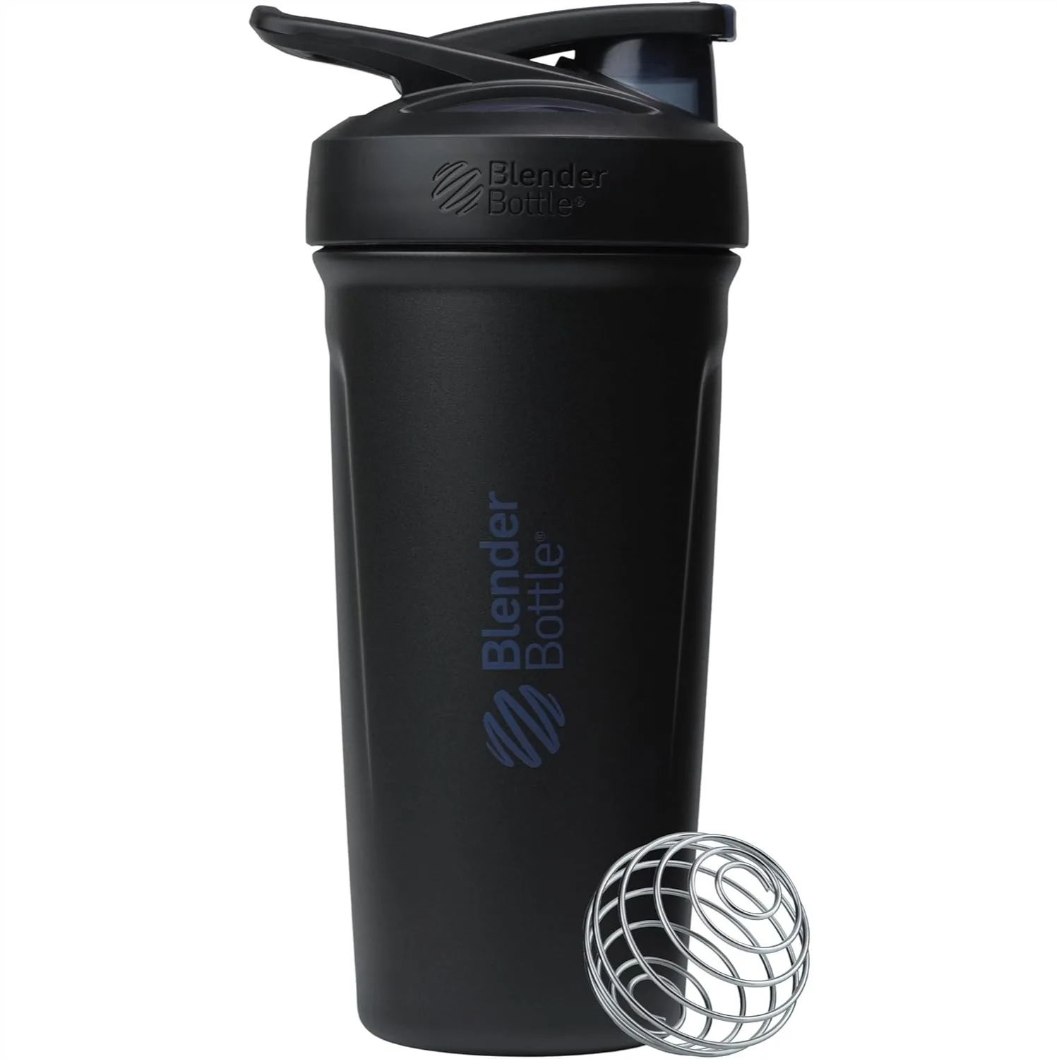 Insulated Stainless Steel Shaker Bottle with Wire Whisk, 24-Ounce, Black
Insulated Stainless Steel Shaker Bottle with Wire Whisk, 24-Ounce, Black