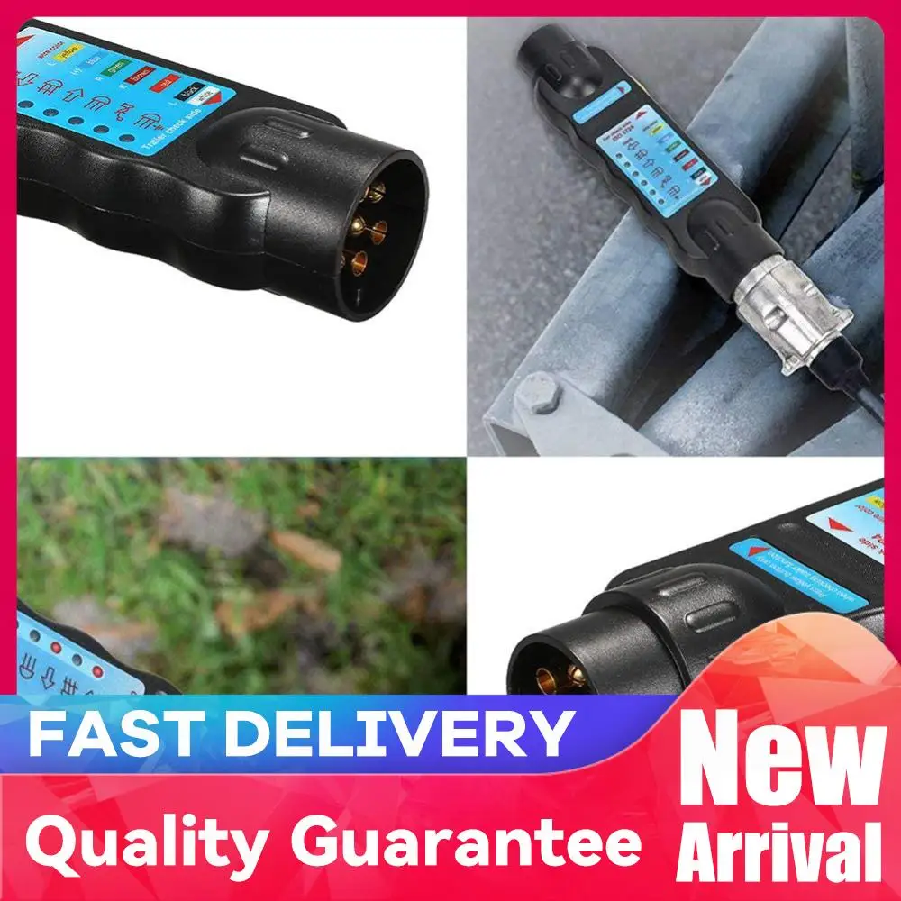 Wiring Circuit Tester Connector 12V Tow Diagnostic Bar Tool 7-Pin Wiring Circuit Light Test Tool for Car Truck Towing
Wiring Circuit Tester Connector 12V Tow Diagnostic Bar Tool 7-Pin Wiring Circuit Light Test Tool for Car Truck Towing