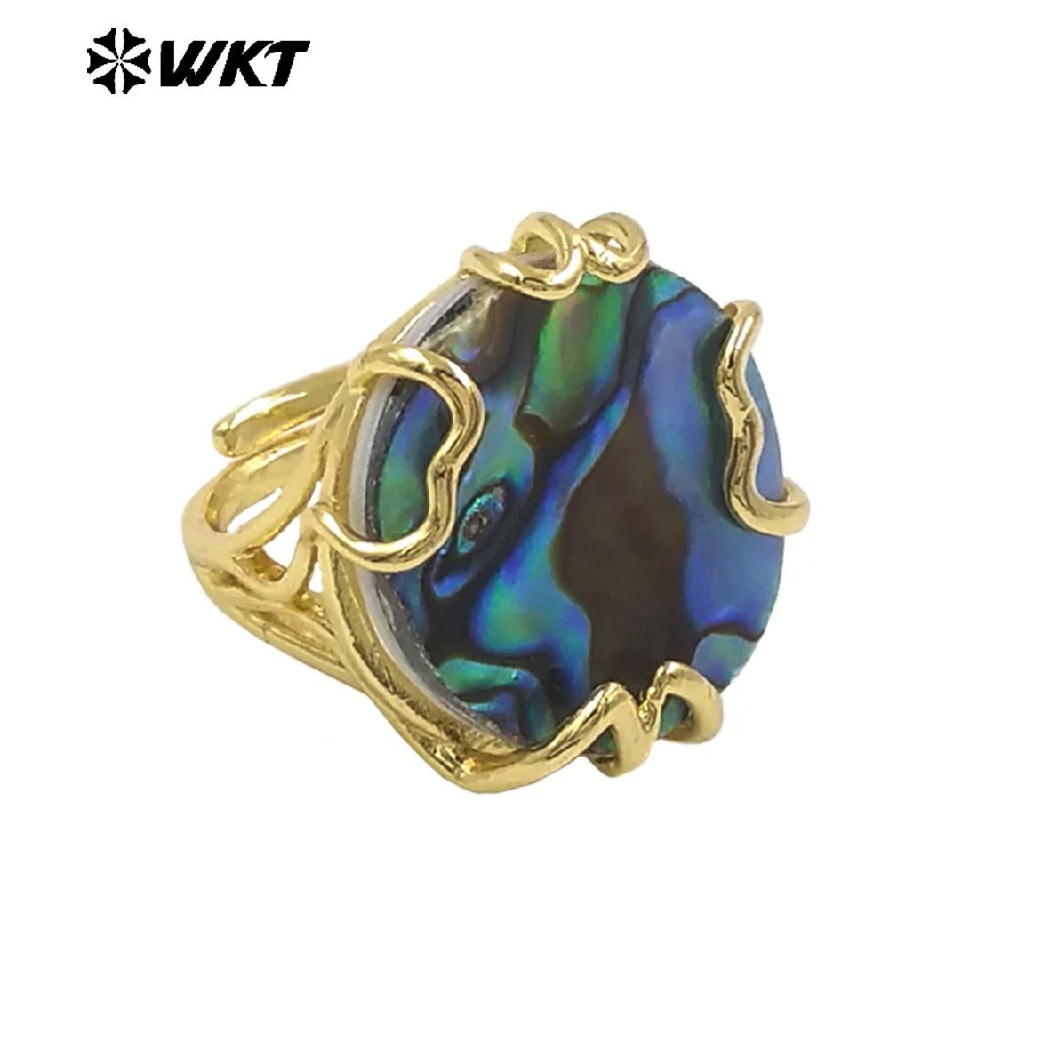 WT-MPR124 New Style Exquisite Abalone Shell Ring Round Shape With 18k Real Gold Plated For Girls Dressing
WT-MPR124 New Style Exquisite Abalone Shell Ring Round Shape With 18k Real Gold Plated For Girls Dressing