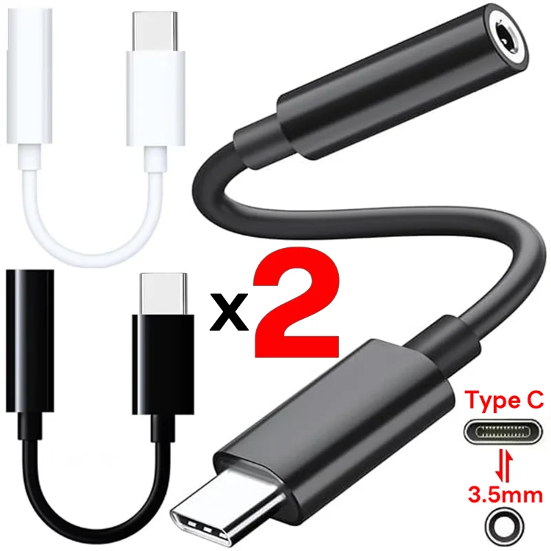 Universal Type C To 3.5mm Jack Headphone Audio Adapter Aux Cable USB C Port Audio Aux Cable Cord for Samsung Xiaomi Google
Universal Type C To 3.5mm Jack Headphone Audio Adapter Aux Cable USB C Port Audio Aux Cable Cord for Samsung Xiaomi Google