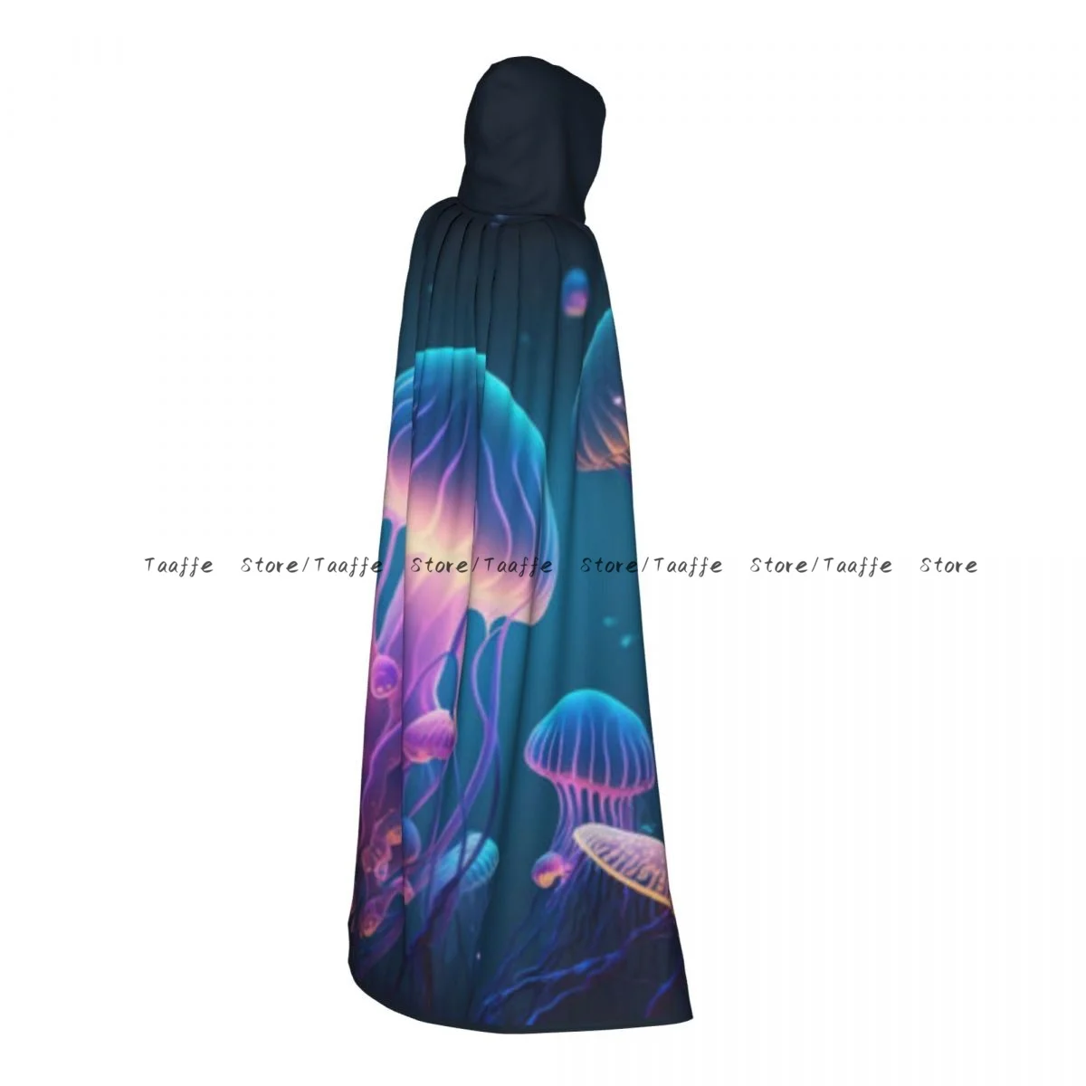 Witch Long Hooded Robe Jellyfish Swims In The Ocean Sea Halloween Cloak Cosplay Costumes for Adult
Witch Long Hooded Robe Jellyfish Swims In The Ocean Sea Halloween Cloak Cosplay Costumes for Adult