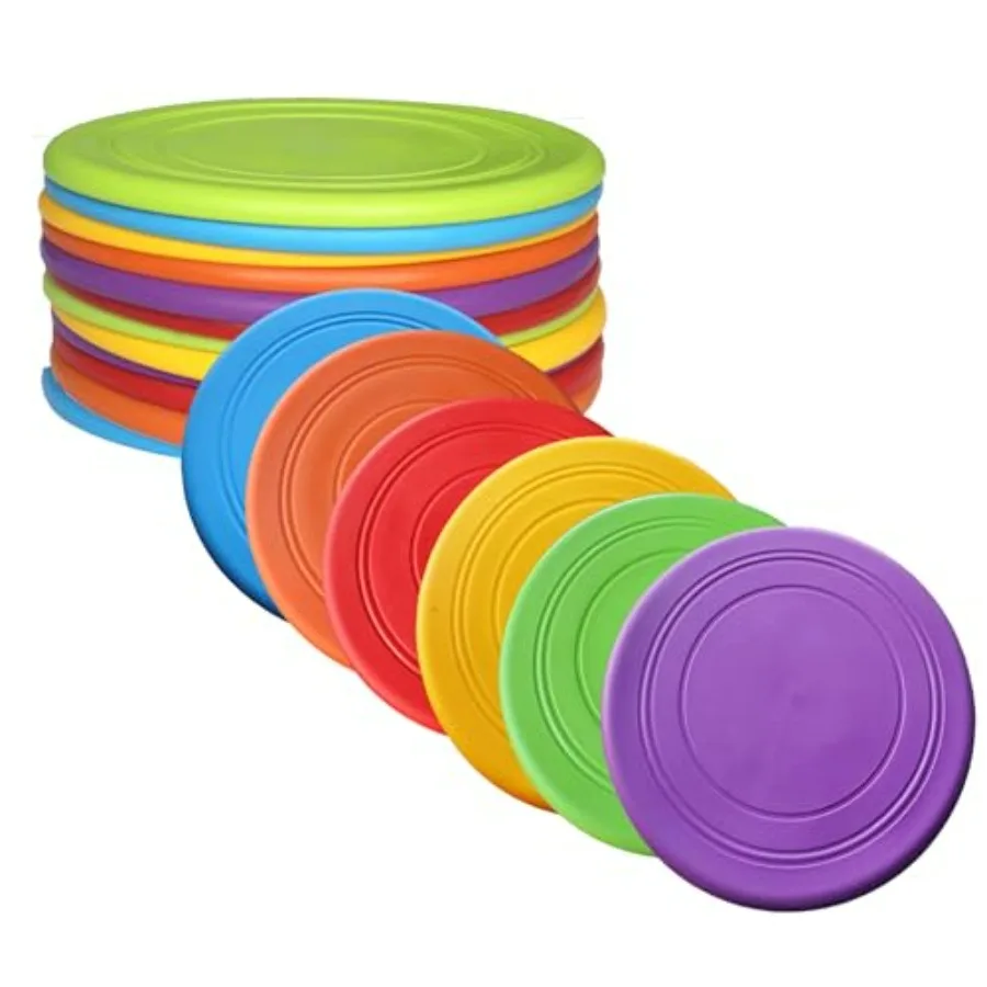 7'' Outdoor Game Flying Discs Pack Party Favors School Teaching Early Education Sports Safe Soft for Toddler Kindergarten Color
7'' Outdoor Game Flying Discs Pack Party Favors School Teaching Early Education Sports Safe Soft for Toddler Kindergarten Color