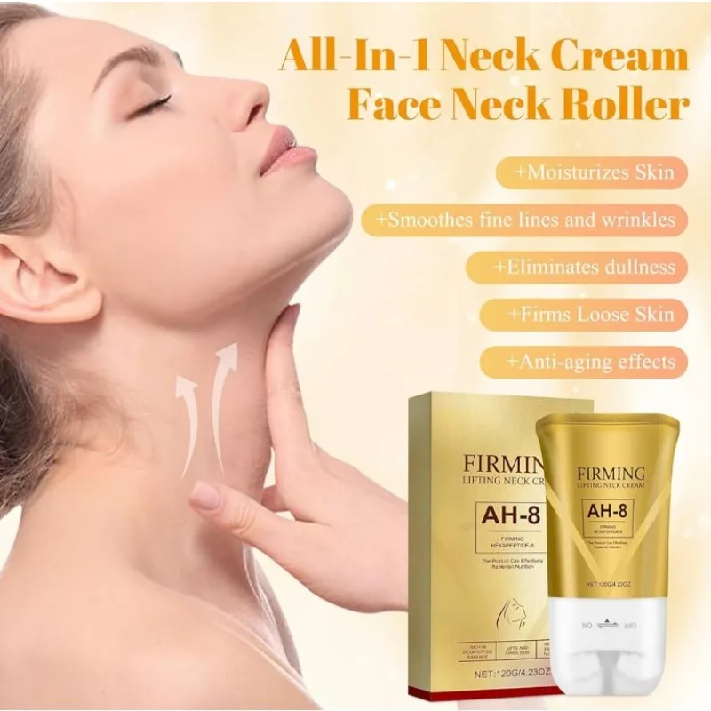 120g AH-8 Firming Lifting Neck Cream for Crepey Skin Comfort Roller Neck Cream Deeply Moisturizing Tightening Lotion Skin Care
120g AH-8 Firming Lifting Neck Cream for Crepey Skin Comfort Roller Neck Cream Deeply Moisturizing Tightening Lotion Skin Care