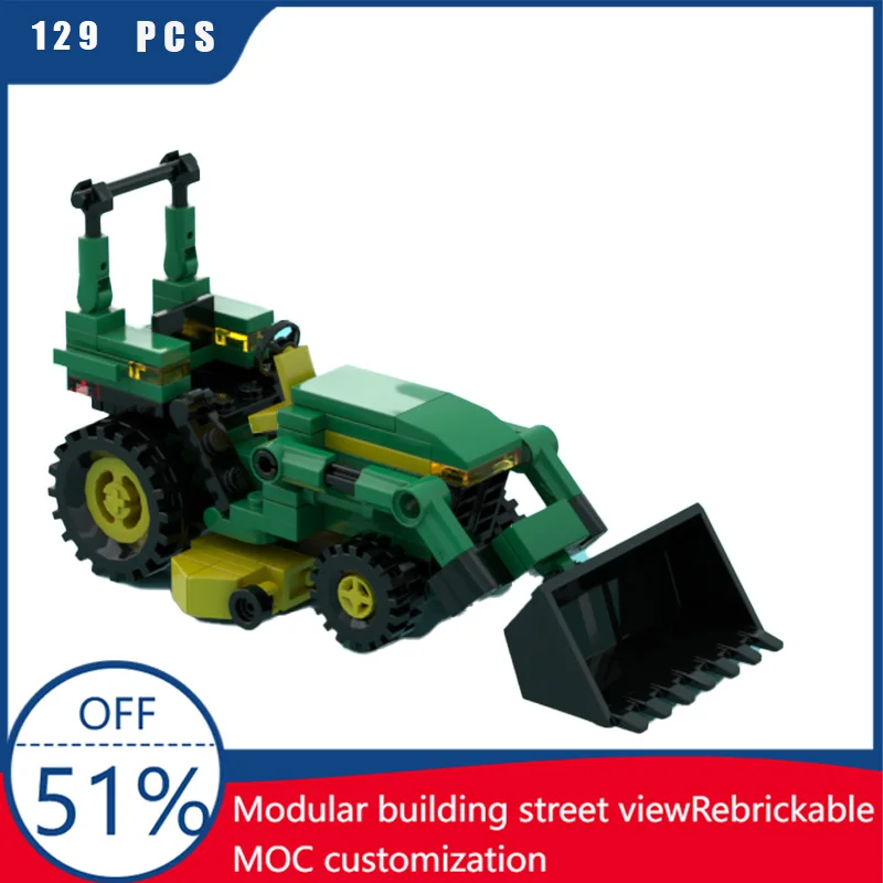 129 шт. креативный транспортный грузовик, зеленый модульный MOC, модель строительного блока для детей, обучающая сборная игрушка, рождественские подарки
129 шт. креативный транспортный грузовик, зеленый модульный MOC, модель строительного блока для детей, обучающая сборная игрушка, рождественские подарки