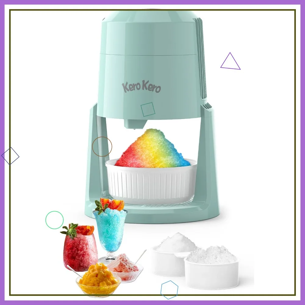 Электрическая машина для приготовления снежных конусов: мощность 60 Вт, универсальное напряжение, создает пушистые ледяные конусы и слякоть для домашних десертов - зеленый цвет
Электрическая машина для приготовления снежных конусов: мощность 60 Вт, универсальное напряжение, создает пушистые ледяные конусы и слякоть для домашних десертов - зеленый цвет