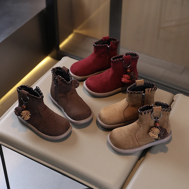 Autumn Winter Baby Boys Girls Boots Oxford Suede Children Casual Shoes Outdoor Anti-slip Infant Shoes Plush Kids Ankle Boots
Autumn Winter Baby Boys Girls Boots Oxford Suede Children Casual Shoes Outdoor Anti-slip Infant Shoes Plush Kids Ankle Boots