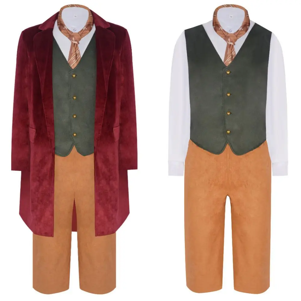 The Lord Cosplay the Rings Bilbo Baggins Cosplay Costume Uniform For Adult Men Clothing Roleplay Halloween Carnival Party Suit
The Lord Cosplay the Rings Bilbo Baggins Cosplay Costume Uniform For Adult Men Clothing Roleplay Halloween Carnival Party Suit