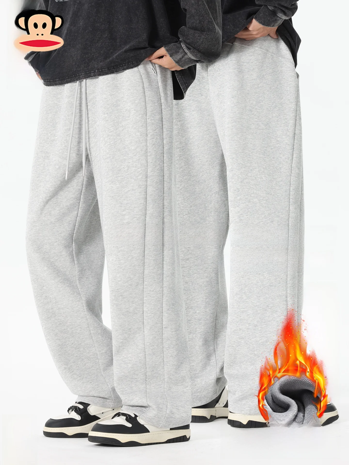 Мужские зимние повседневные брюки с флисовой подкладкой, широкие, прямого кроя, удобные, свободные, для повседневной носки
Мужские зимние повседневные брюки с флисовой подкладкой, широкие, прямого кроя, удобные, свободные, для повседневной носки