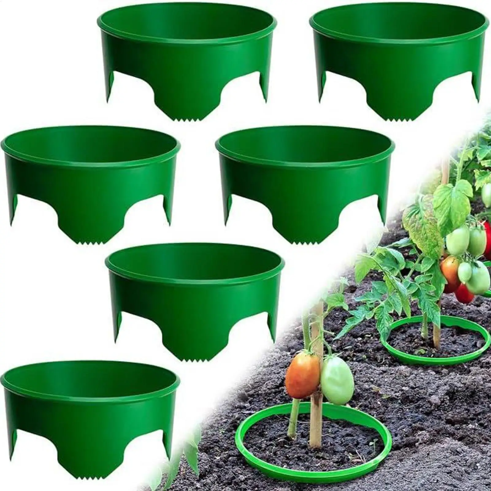Plants Slug Protection Rings Vegetables Cover Plant Snail Collar Guard Green Planter Flower Pot Pest Control Trapper Garden Tool
Plants Slug Protection Rings Vegetables Cover Plant Snail Collar Guard Green Planter Flower Pot Pest Control Trapper Garden Tool