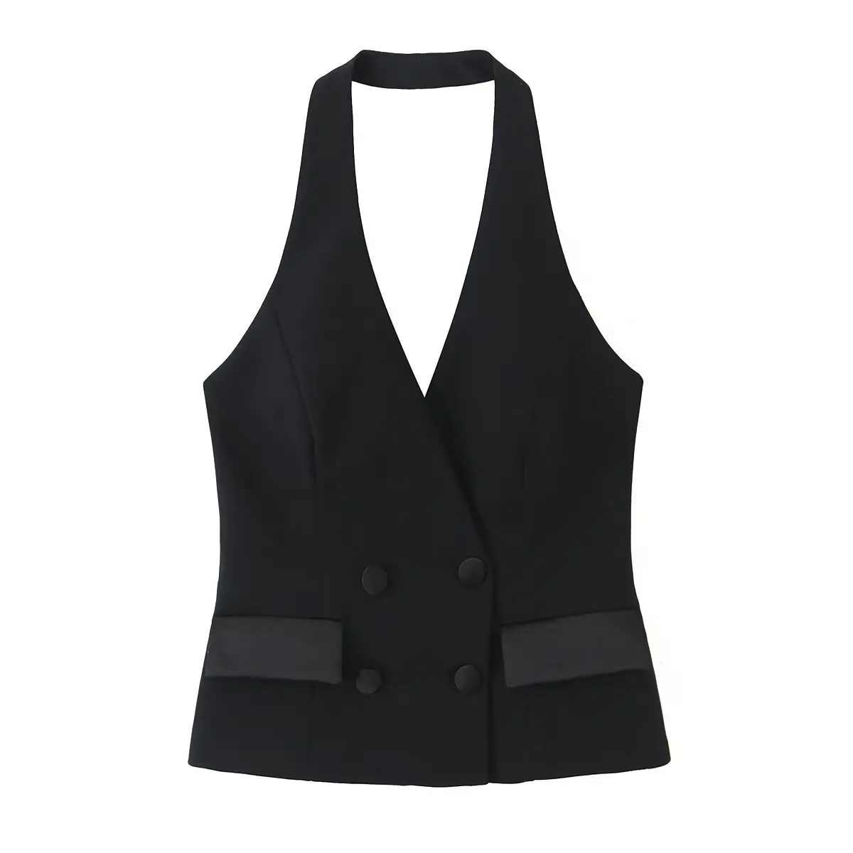Women's Fashion Versatile Halter Neck Tuxedo Vest + Suit-style Shorts QASH
Women's Fashion Versatile Halter Neck Tuxedo Vest + Suit-style Shorts QASH