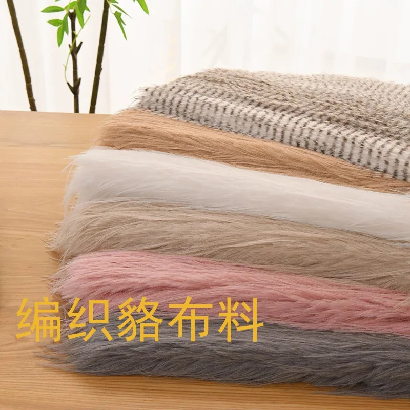 180*50cm 3.5cm Weaving Raccoon Fabric for clothing Plush imitation fur fabric for coat vest Fur collar
180*50cm 3.5cm Weaving Raccoon Fabric for clothing Plush imitation fur fabric for coat vest Fur collar