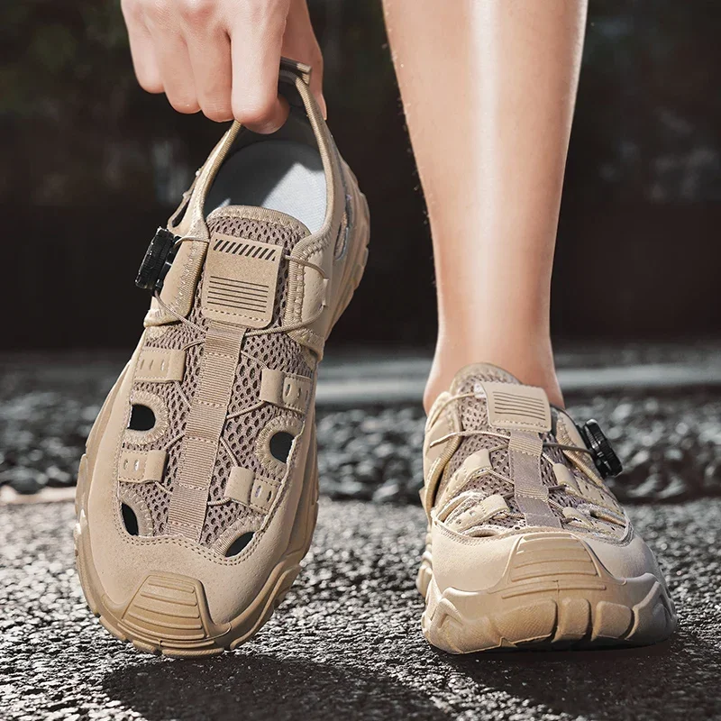 Men's Summer Breathable Outdoor Sports Shoes Hollow out Casual Water-Proof Sandals Comfortable Beach Shoes zapatos para hombre
Men's Summer Breathable Outdoor Sports Shoes Hollow out Casual Water-Proof Sandals Comfortable Beach Shoes zapatos para hombre