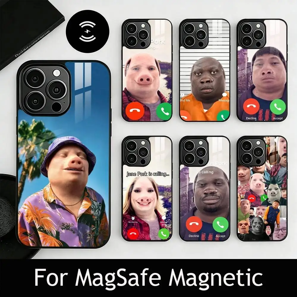 Funny J-John Pork is Calling Phone Case For iPhone17,16,15,14,13,12,11 Plus,Pro Magnetic with Magsafe Wireless Charging
Funny J-John Pork is Calling Phone Case For iPhone17,16,15,14,13,12,11 Plus,Pro Magnetic with Magsafe Wireless Charging