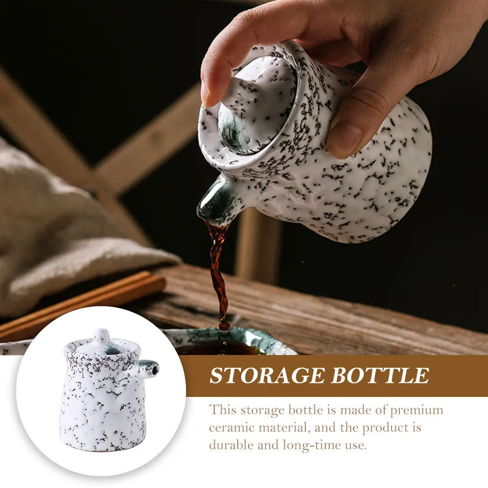 Керамическая бутылка для приправ, стильная пылезащитная крышка, контейнер для приправ для масла, оливкового масла, уксуса, сои
Керамическая бутылка для приправ, стильная пылезащитная крышка, контейнер для приправ для масла, оливкового масла, уксуса, сои