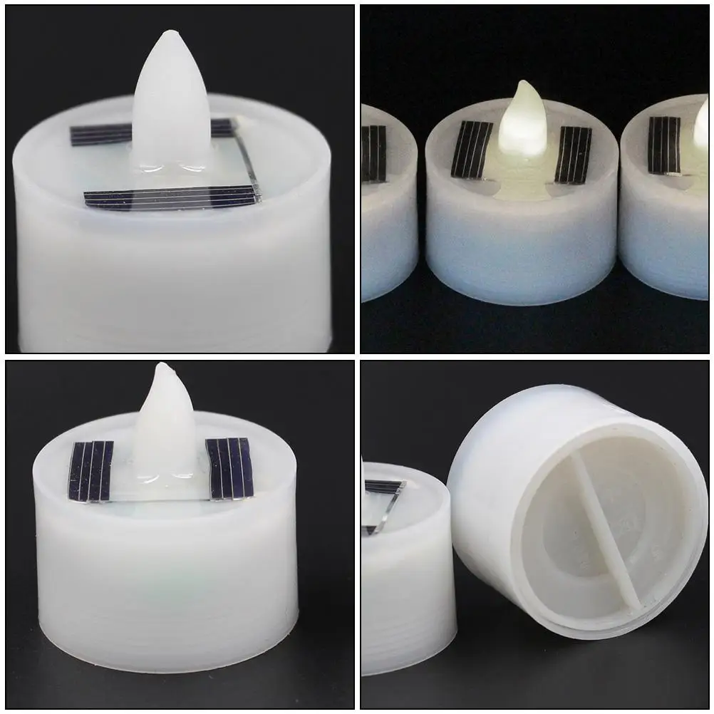 6 Pcs Solar Waterproof LED Light Decorative Lamp Electric White 3 6x3 7cm Flameless Safe Eco Friendly Romantic Atmosphere
6 Pcs Solar Waterproof LED Light Decorative Lamp Electric White 3 6x3 7cm Flameless Safe Eco Friendly Romantic Atmosphere