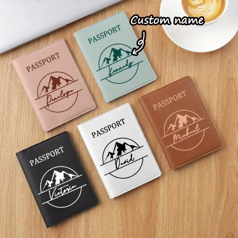 Custom Mountain Pattern Name Passport Holder, Card Slot Travel Wallet Unisex Gift for Vacation School Outdoor Travel
Custom Mountain Pattern Name Passport Holder, Card Slot Travel Wallet Unisex Gift for Vacation School Outdoor Travel