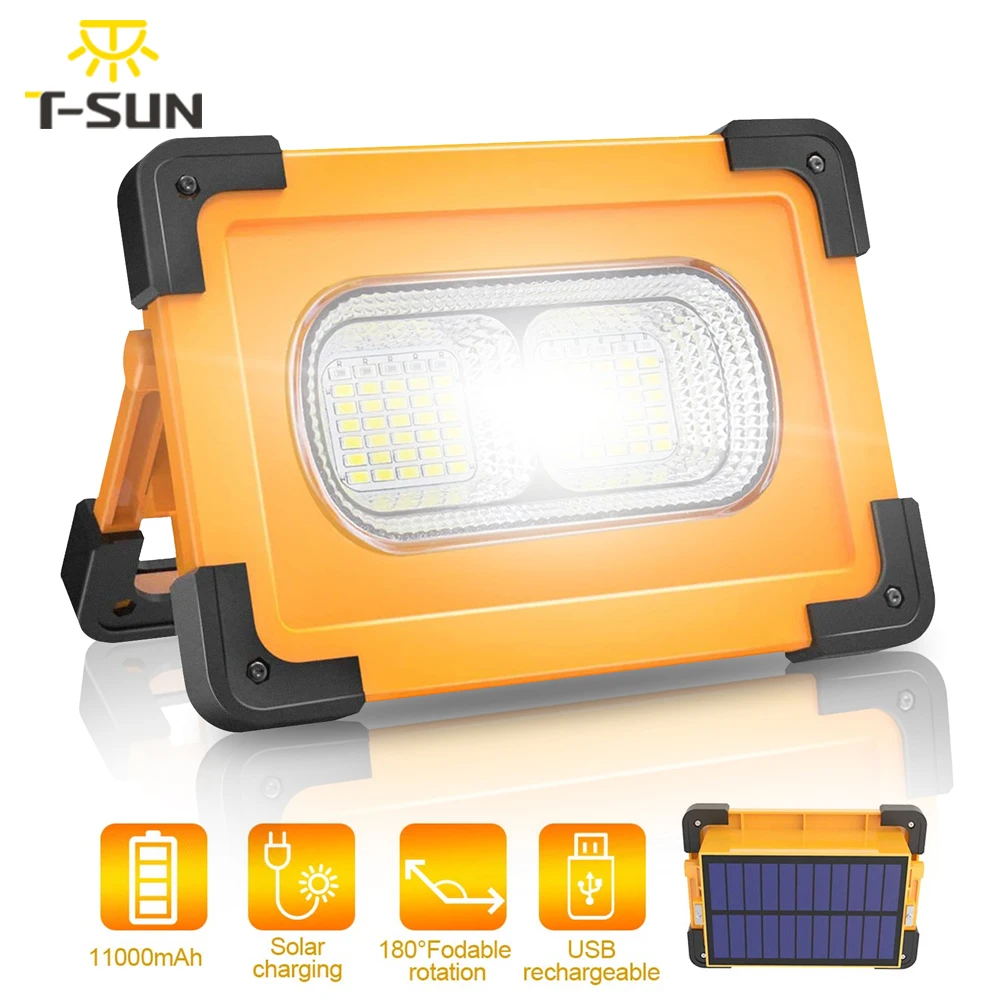 80W 10000mAh Solar Portable Work Light USB+Solar Charging Solar Camping Lamp Super Bright Led Portable Spotlight LED Flashlight
80W 10000mAh Solar Portable Work Light USB+Solar Charging Solar Camping Lamp Super Bright Led Portable Spotlight LED Flashlight