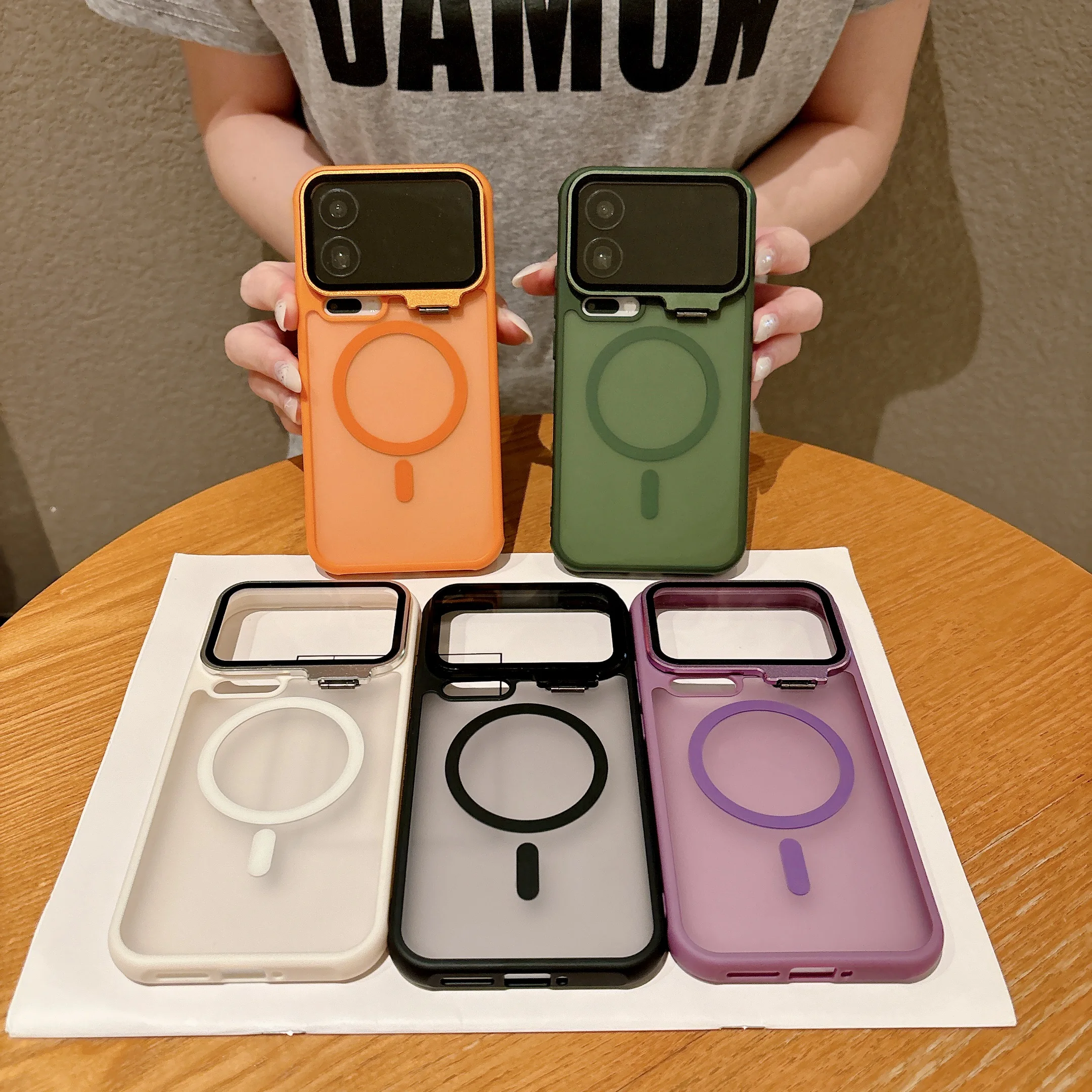 Translucent Wireless Charging Magnetic Phone Case For Xiaomi 17 Pro Max Mi17 Pro, Lens Kickstand Glass Camera Protection Cover
Translucent Wireless Charging Magnetic Phone Case For Xiaomi 17 Pro Max Mi17 Pro, Lens Kickstand Glass Camera Protection Cover