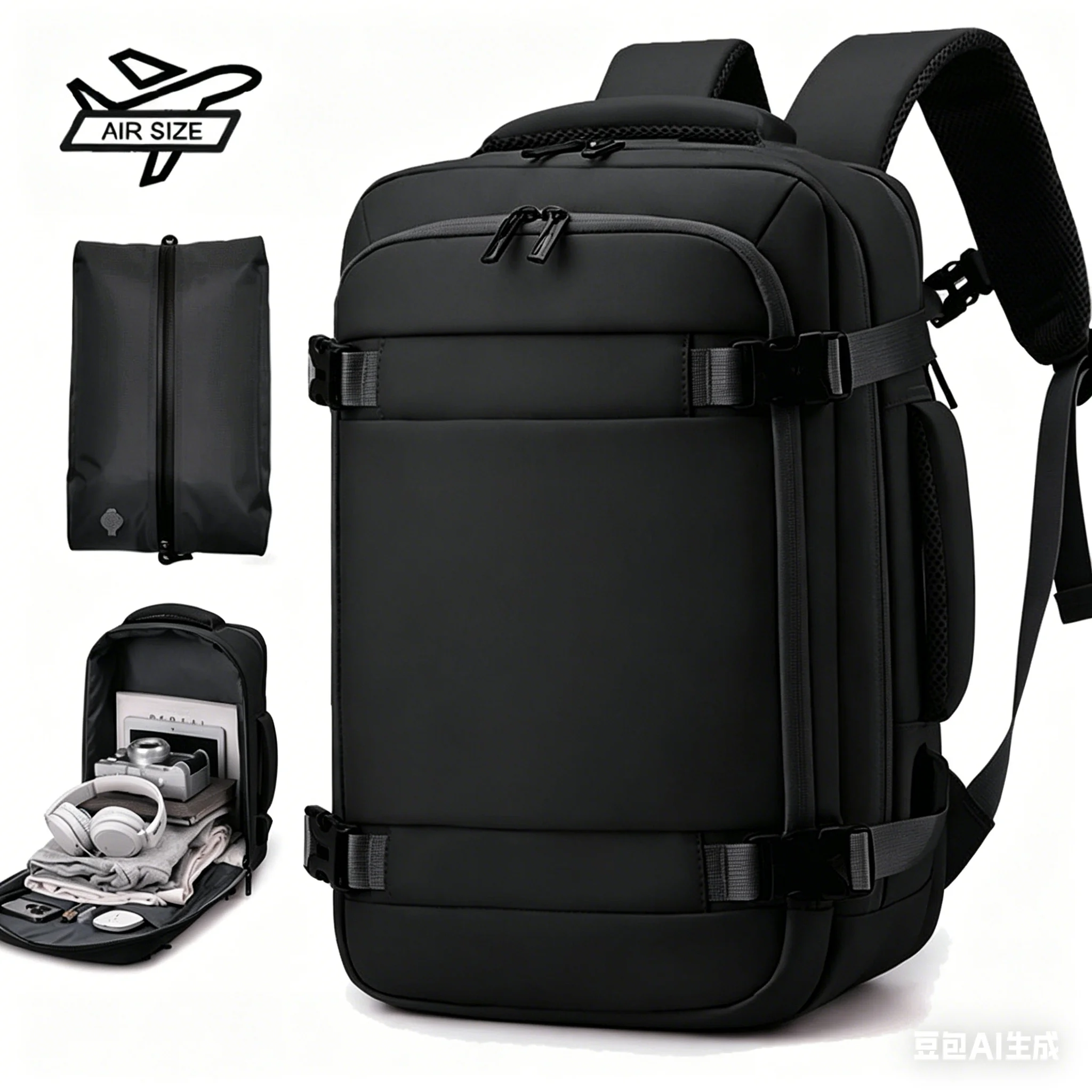 Large Capacity Hiking Backpack For Both Men And Women, Detachable Compression Airbag Boarding Backpack, Convenient Usb Charging
Large Capacity Hiking Backpack For Both Men And Women, Detachable Compression Airbag Boarding Backpack, Convenient Usb Charging