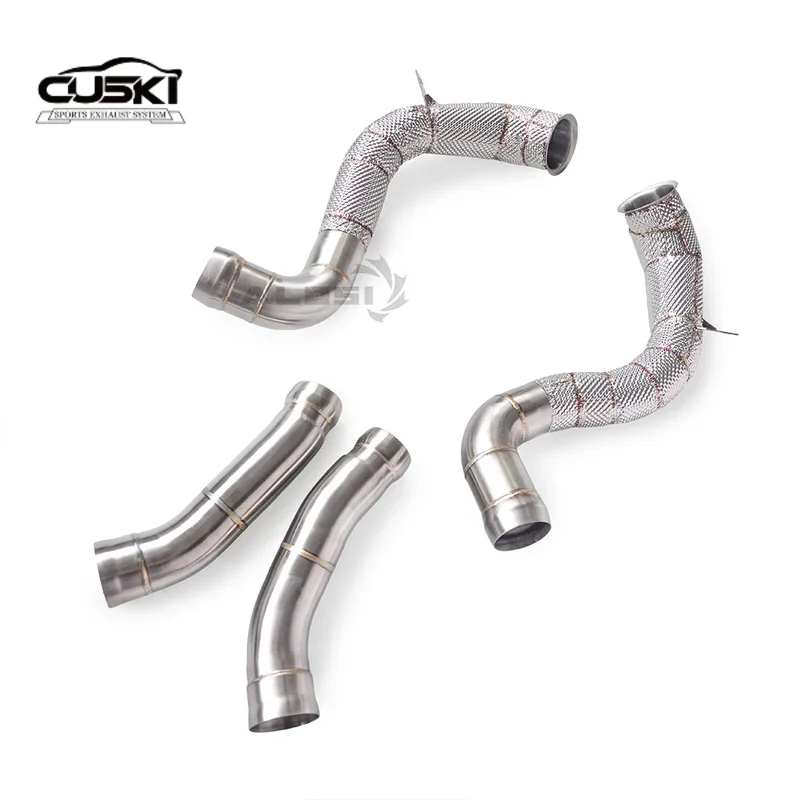 Insulated downspout suitable for Mercedes Benz GLC63 AMG 4.0T 2016-2022 stainless steel exhaust fittings exhaust system
Insulated downspout suitable for Mercedes Benz GLC63 AMG 4.0T 2016-2022 stainless steel exhaust fittings exhaust system